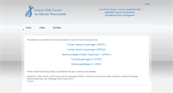 Desktop Screenshot of pancreasgenetics.org